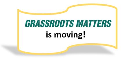 You asked – we listened! Grassroots Matters is moving to biweekly Thursdays.
